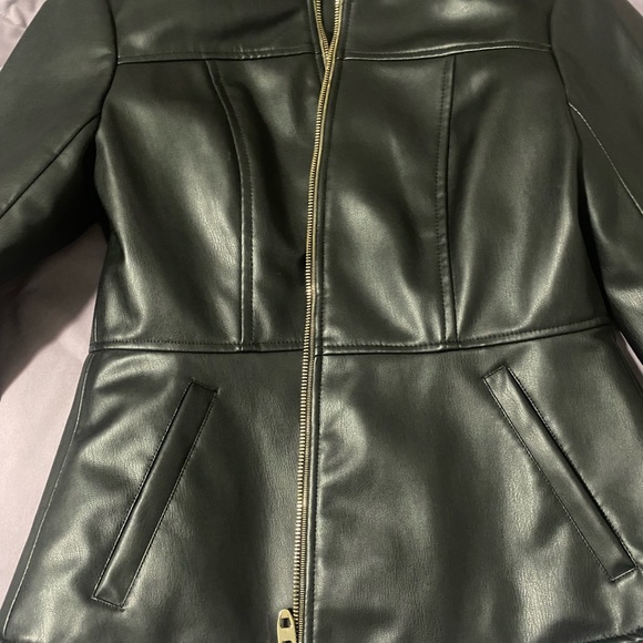Zara faux leather jacket - Picture 3 of 4